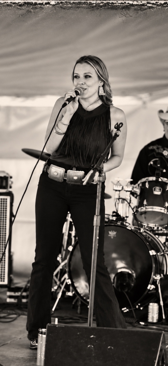 Kerosene Heater Band singer performing on stage